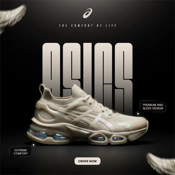 Asics shoes product poster