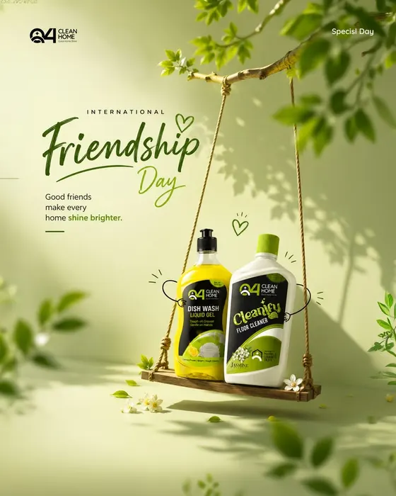 Friendship Day perfume gift poster